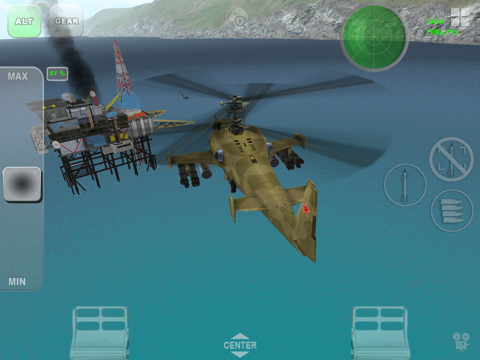 Helicopter sim Black Shark HD screenshot 2