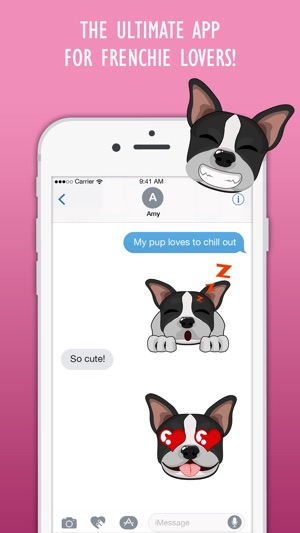 FrenchieMoji: French Bulldog Emojis(圖3)-速報App