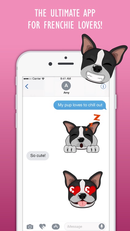FrenchieMoji: French Bulldog Emojis