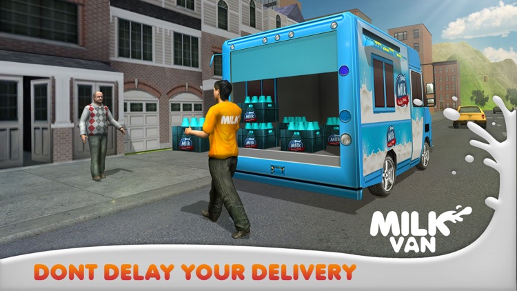 Milk Delivery Van – Trailer Truck Driver