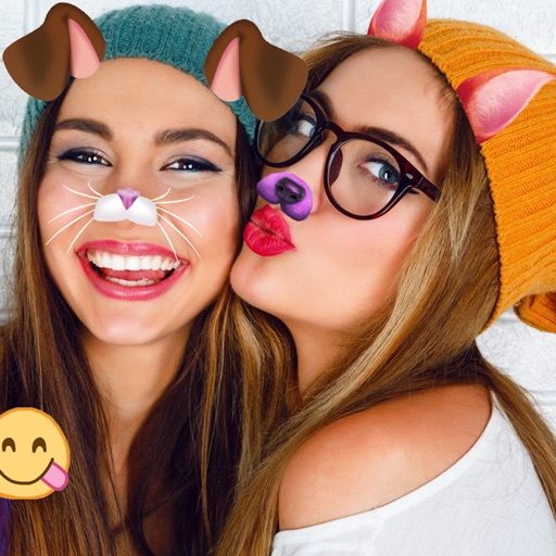 Candy Girl Selfie Photo Sticker and Editor