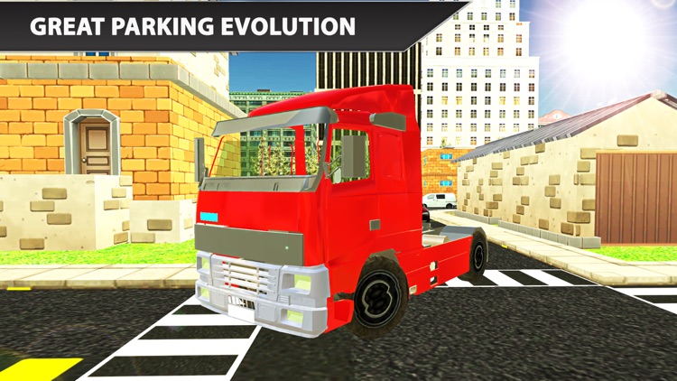 Heavy Truck Parking- Lorry Driving Trucker Game screenshot-4
