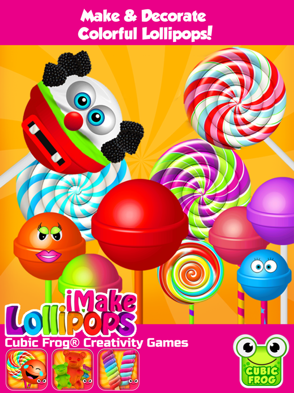 iMake Lollipops-Candy Making Kitchen Gamesのおすすめ画像1