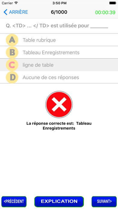 How to cancel & delete HTML Questions in French from iphone & ipad 2