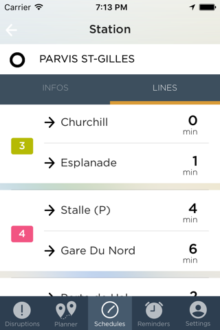 NextRide - Horaires STIB et infoTEC screenshot 3