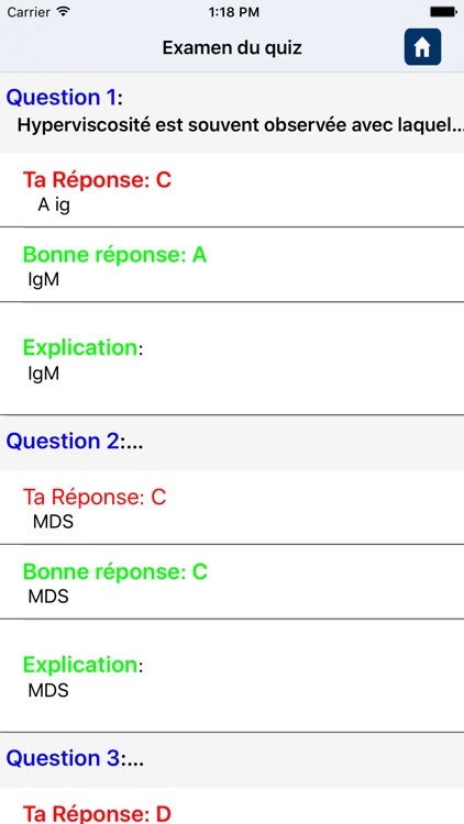 Hematology test in French screenshot-4