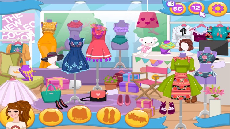 habillage des Princesses - jeux de filles shopping