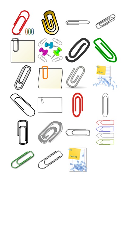 Paper Clips Sticker Pack