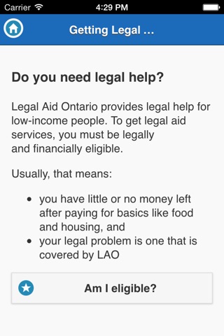 Legal Aid Ontario screenshot 3