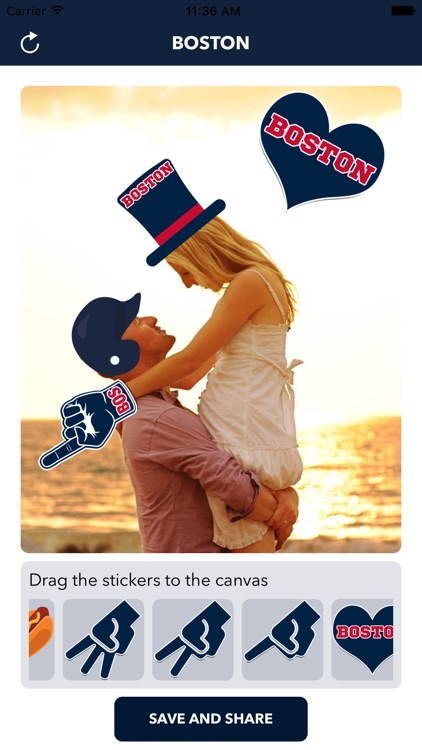 Boston Baseball Stickers & Emojis screenshot-2
