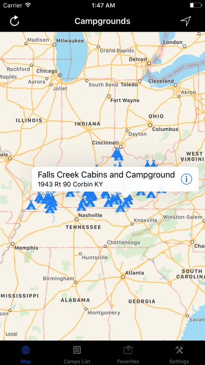 Kentucky – Campgrounds & RV Parks