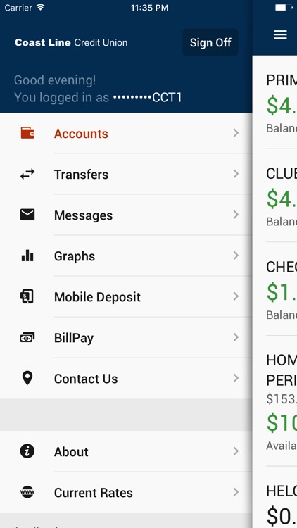 Coast Line CU Mobile Banking