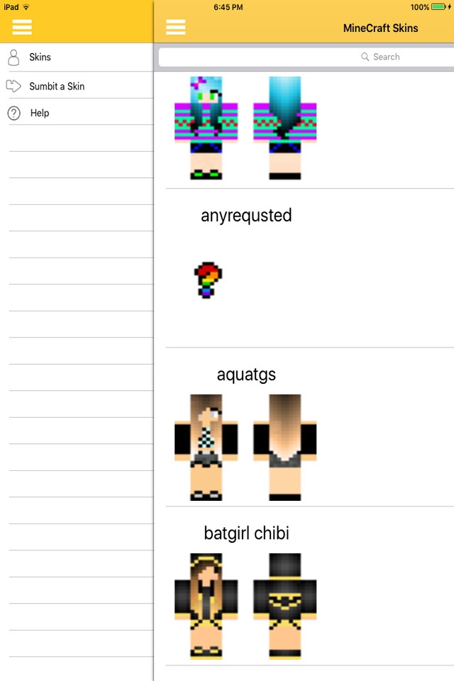 GirlSkins - for MineCraft PE screenshot 3