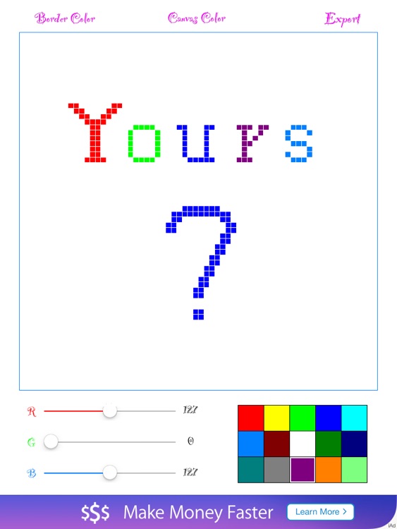 Pixel Art Painter HD screenshot-3