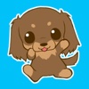 Brown Puppy : 80 Stickers Mega Pack