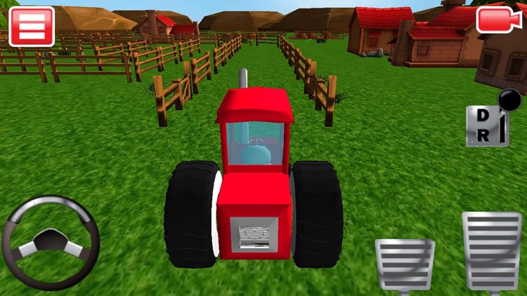 Crazy Farm Tractor Parking Sim-ulator