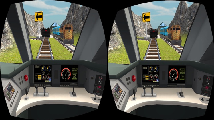 VR Train Simulator 2017: Racing Game On Rail screenshot-3