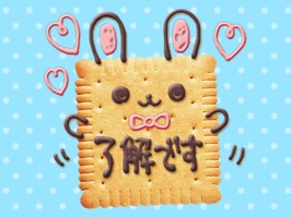 チョコペンをつかったかわいいステッカーです。いろんなきもちを伝えることができます!