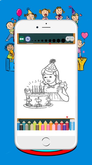 Birthday Coloring BookPages For Kids(圖2)-速報App