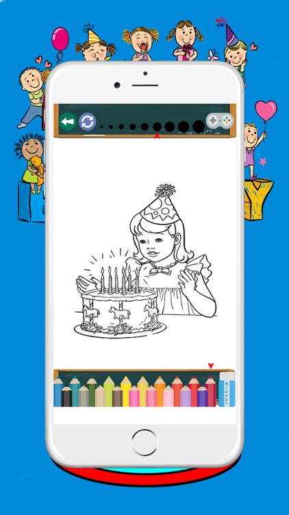 Birthday Coloring BookPages For Kids