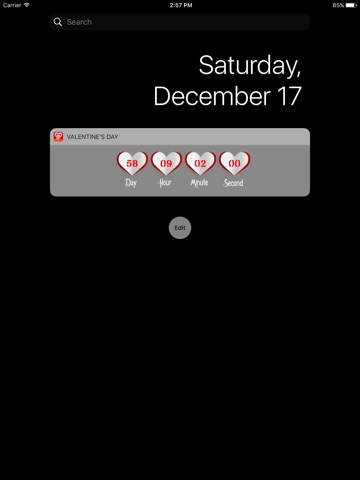Valentine's Day Countdown ~ Pro Version screenshot 3