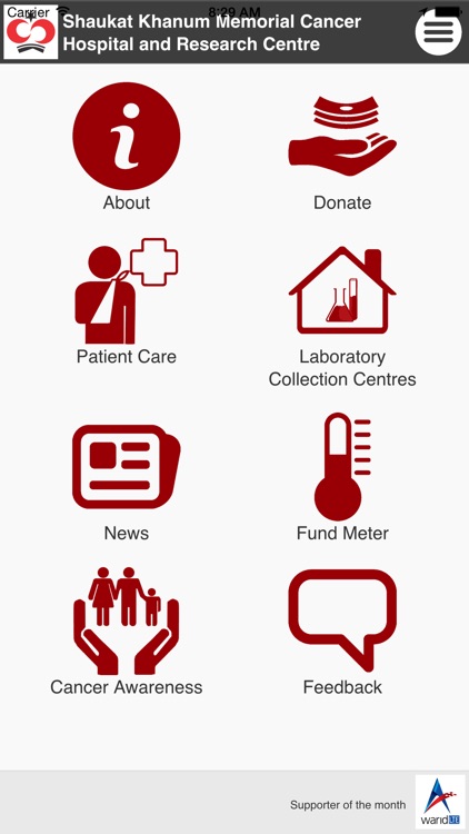 Shaukat Khanum Mobile App