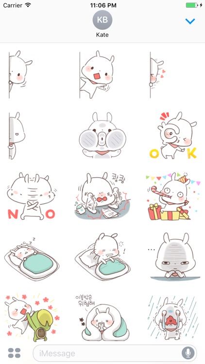 Tiko The Bunny Stickers