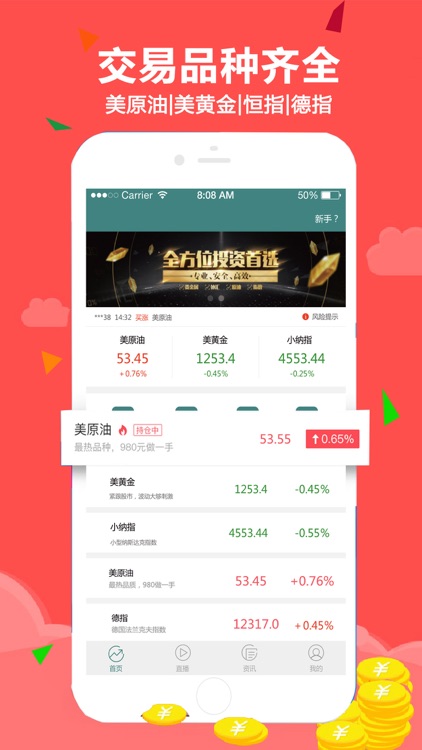 期货交易-原油黄金期货