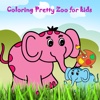 Coloring Pretty Zoo for kids