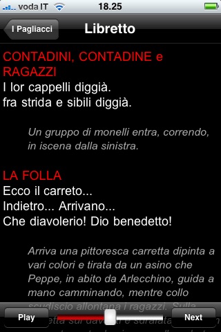 Opera: I Pagliacci screenshot 2