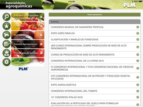 PLM Agroquímicos for iPad screenshot 3