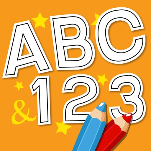 Anitrek Coloring - Alphabets & Numbers Colorbook Icon