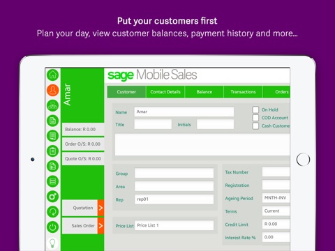 Sage Evolution Mobile Sales screenshot 2