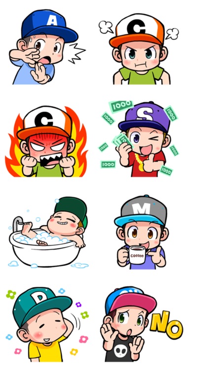 Cute Boys Stickers