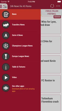Game screenshot 24h News for AS Roma apk
