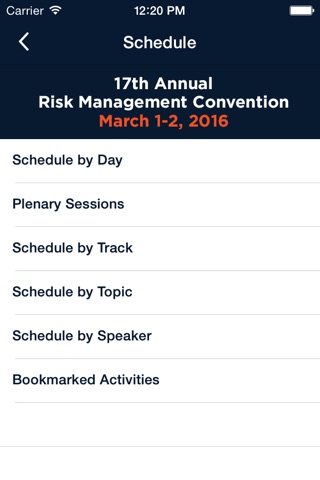 GARP Events Mobile App screenshot 4