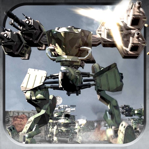Futuristic Robot Battle Arena Icon