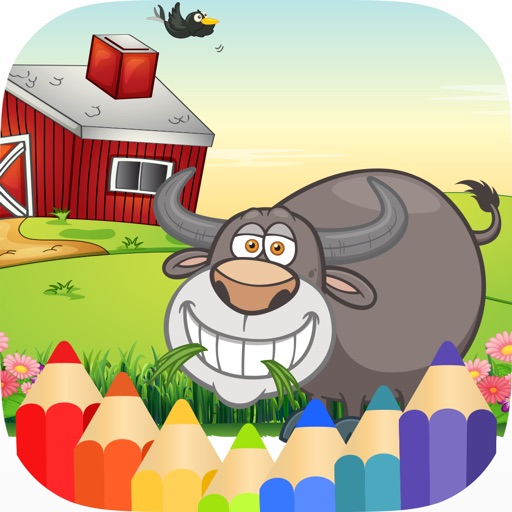 Smile Animals Coloring Game iOS App