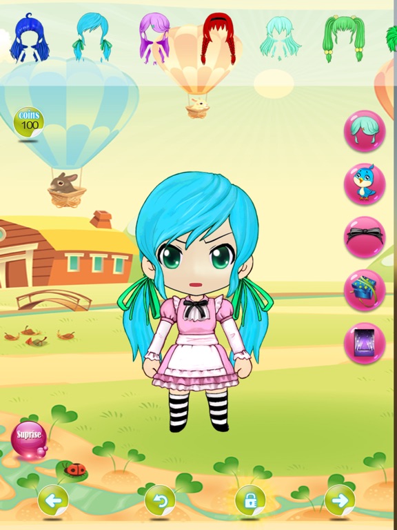 dress up anime pretty cute princess game for teens App Price Drops