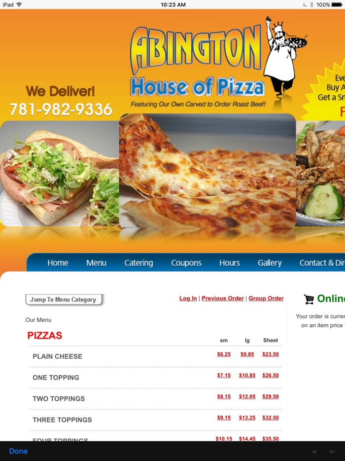 Abington House of Pizza