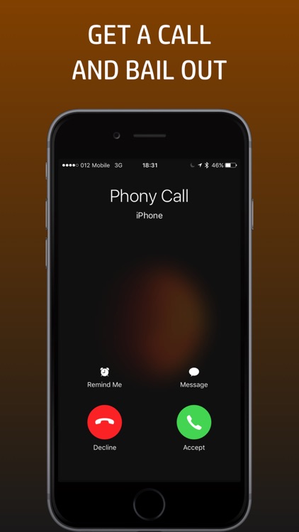 Phony Call: Real Phone Call - Best Bailout Excuse