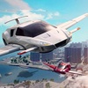 Flying Sports Car Driver: Jet Racing Simulator