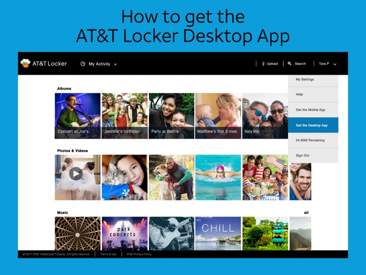AT&T Locker™ for iPad