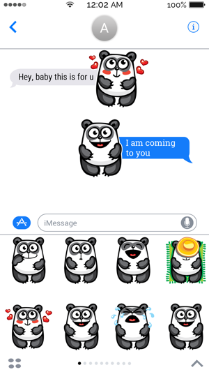 Panda Emojis Stickers(圖3)-速報App