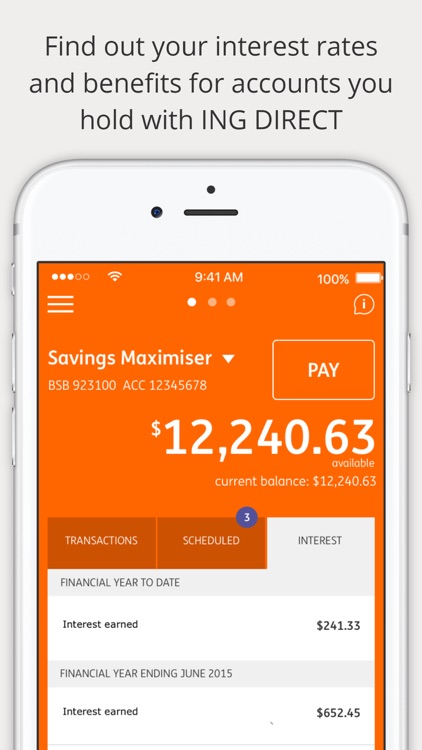 ING DIRECT Australia Banking screenshot-3