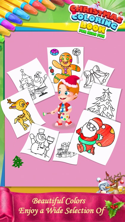 Christmas Coloring Book For Kids Fun