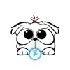 A LOVEly Schnauzer DOg - Animated Stickers