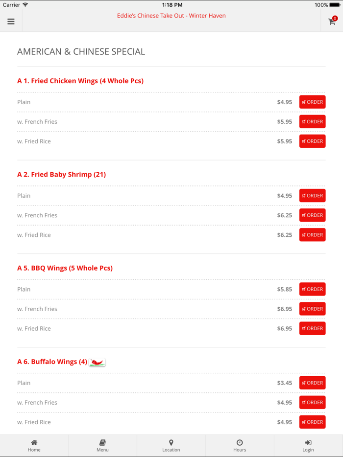 Eddies Chinese Take Out