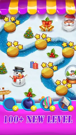 Game screenshot Winter Sata match 3 - Fun frozen making fever hack