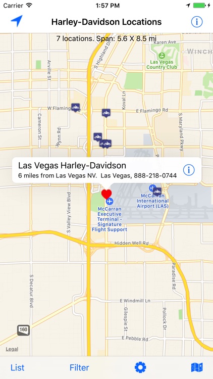 H-D Dealer Locations